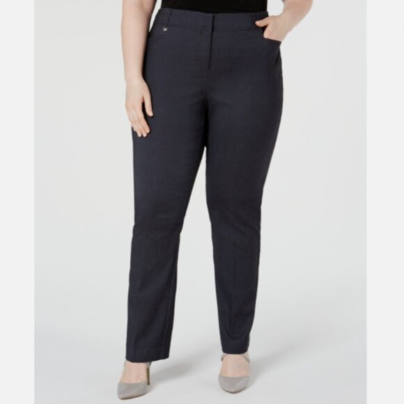 NEW! JM Collection 6 Waverly Denim Trouser - Picture 1 of 9